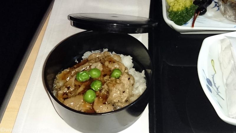 NH850 バンコク - 羽田 ビジネスクラス 機内食