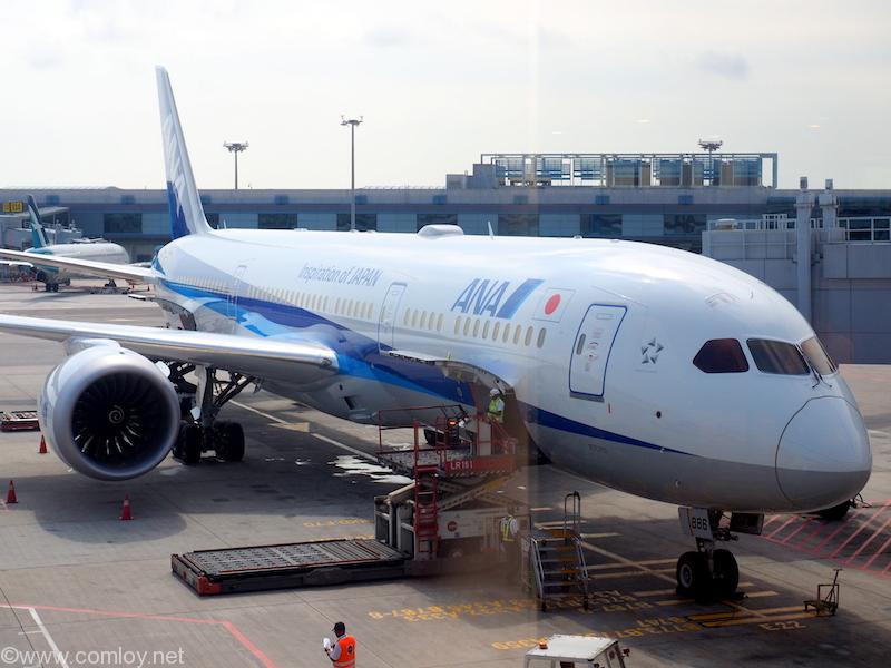 NH842 シンガポール - 羽田 JA886A Boeing787-9 61522/491 2016/10