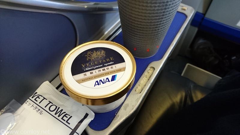 ANA464 羽田 - 沖縄 プレミアムクラス機内食
