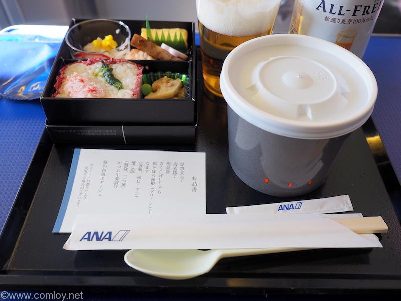 ANA463 羽田 - 沖縄 プレミアムクラス機内食