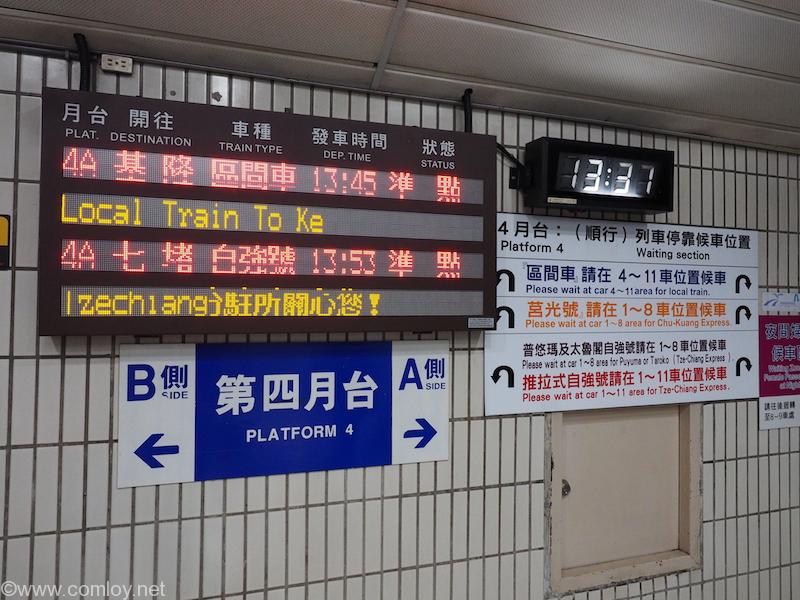 TRA表示板