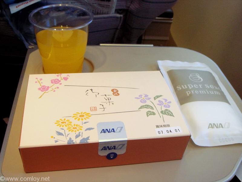 ANA126 沖縄 - 羽田 Super seat premium機内食
