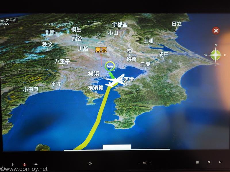 日本航空 JL34 バンコク - 羽田