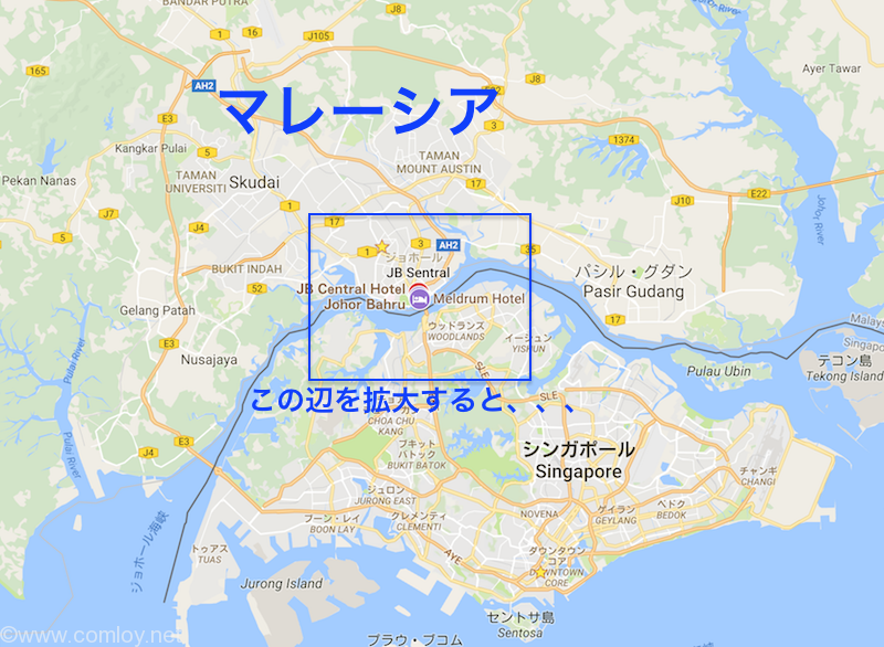 ジョホールバルの位置