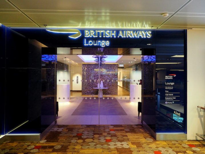 Singapore Changi airport terminal1 'BRITISH AIRWAYS Lounge'