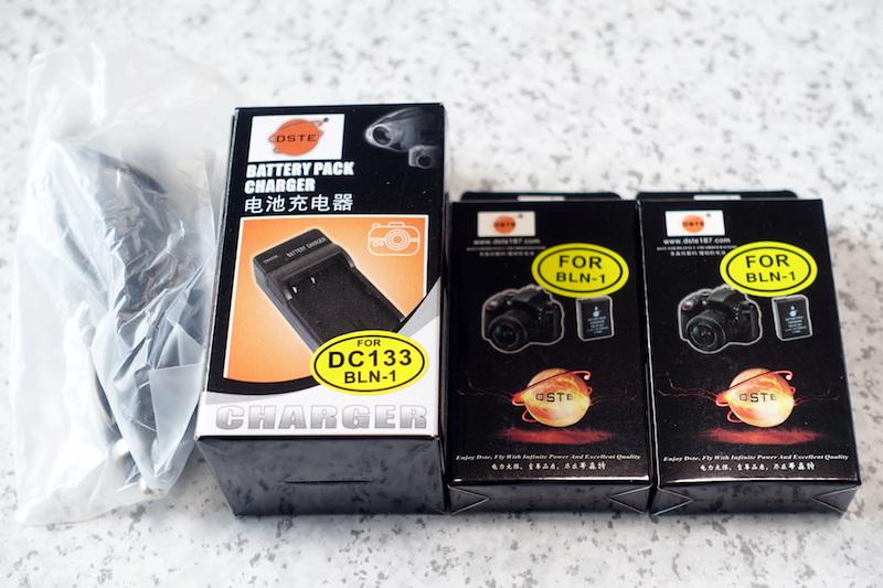 DSTE BLN-1 互換バッテリーと充電器
