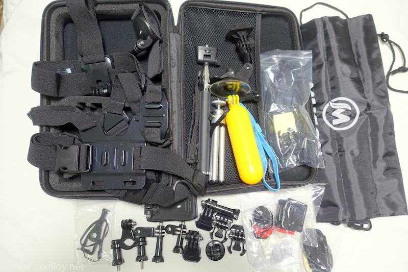MUSON(ムソン) GoPro アクセサリーセット 50-in-1 アクションカメラ撮影用パーツ