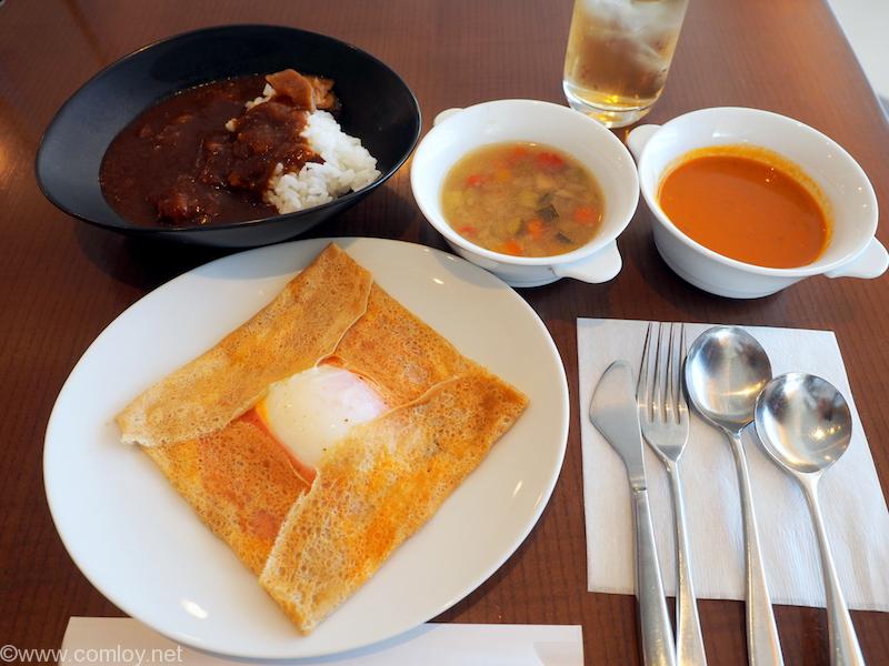 羽田空港JALファーストクラスラウンジ 今日の朝食