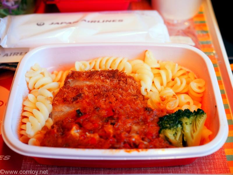 日本航空 JL29 羽田 - 香港 エコノミークラス機内食