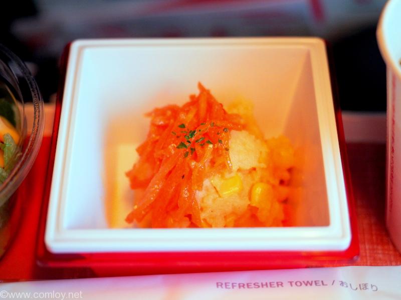 日本航空 JL29 羽田 - 香港 エコノミークラス機内食