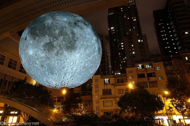 Museum of the Moon hongkong Artwark by Luke Jerram