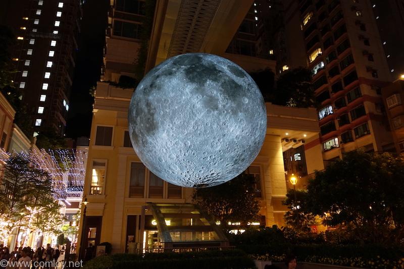 Museum of the Moon hongkong Artwark by Luke Jerram in Hongkong
